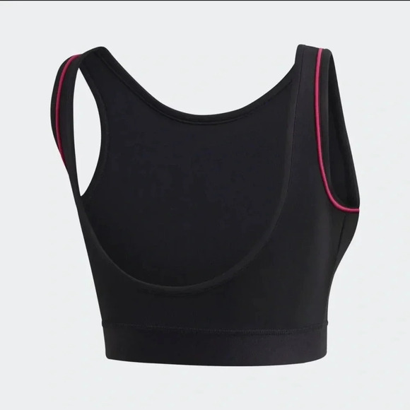 Adidas Low Back Crop Top Size Medium - Picture 3 of 9